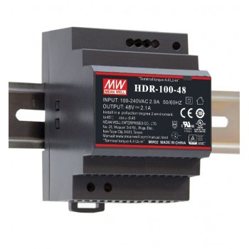 HDR DIN RAIL POWER SUPPLY 92W 3.83A 85-264V AC - 120-370V DC / 24V DC 4M