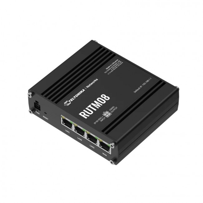 Teltonika RUTM08 wired router Gigabit Ethernet Black Teltonika RUTM08 wired router Gigabit Ethernet Black