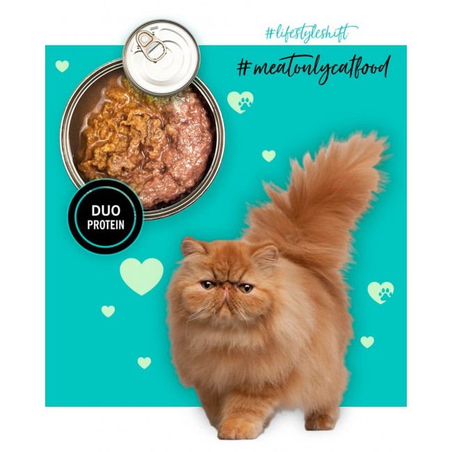 3COTY Chicken with duck - wet cat food - 80g 3COTY Chicken with duck - wet cat food - 80g