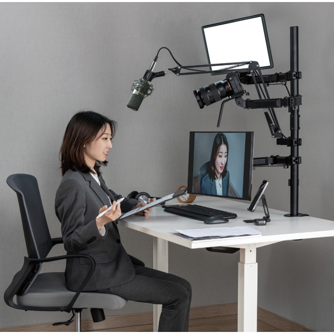Monitor Mount, Microphone, Camera and Floodlight All-In-One Studio NanoRS, YouTube, 17 Monitor Mount, Microphone, Camera and Floodlight All-In-One Studio NanoRS, YouTube, 17