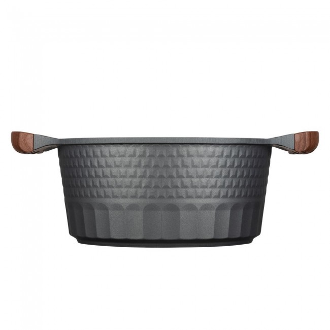 Resto Kitchenware Capella 4.6 L Round Black, Wood