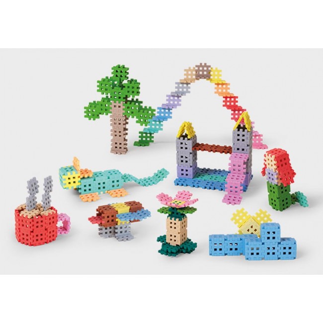 MARIOINEX Mini Waffle Pastel Building Blocks, 300 pieces MARIOINEX Mini Waffle Pastel Building Blocks, 300 pieces