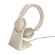 Jabra Evolve2 65 USB-A Beige MS Chrg stand Stereo Jabra Evolve2 65 USB-A Beige MS Chrg stand Stereo