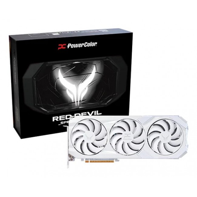 PowerColor Red Devil Radeon RX 9070 XT Spectral White AMD 16 GB GDDR6