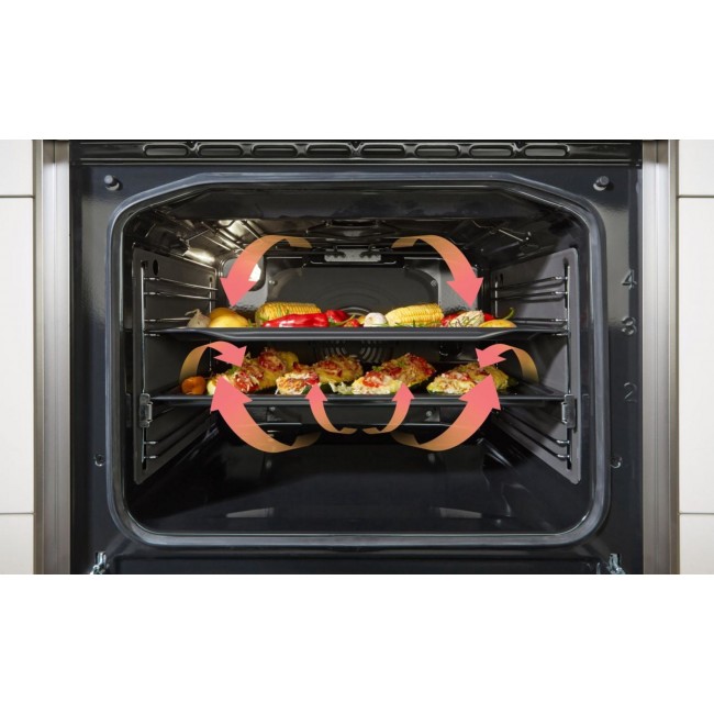 Gorenje GECS6B70CLI Freestanding cooker Ceramic hob Beige