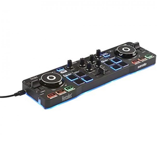 Hercules Starlight CD scratcher 2 channels Black