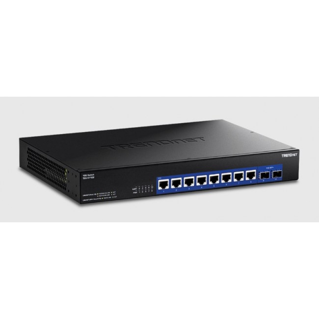 Trendnet TEG-S7102 network switch Unmanaged 10G Ethernet (100/1000/10000) Desktop Black