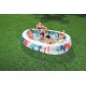 Bestway Inflatable Elliptic Family Pool 2.29m x 1.52m x 51cm - blue