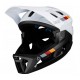 LEATT MTB Enduro 2.0 V23 Bike Helmet with Removable Chin Guard, Size L (59 63 cm), White