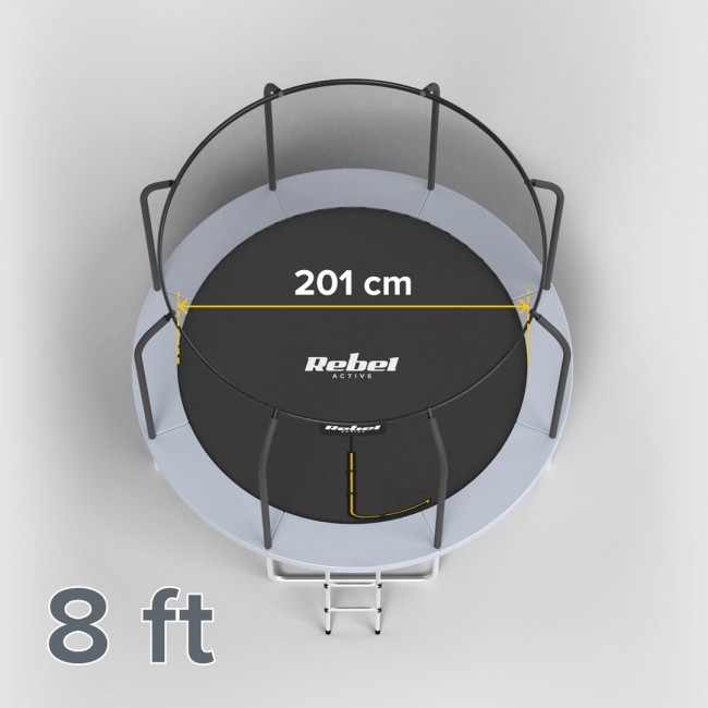 REBEL ACTIVE TRAMPOLINE PRO 8FT/244CM