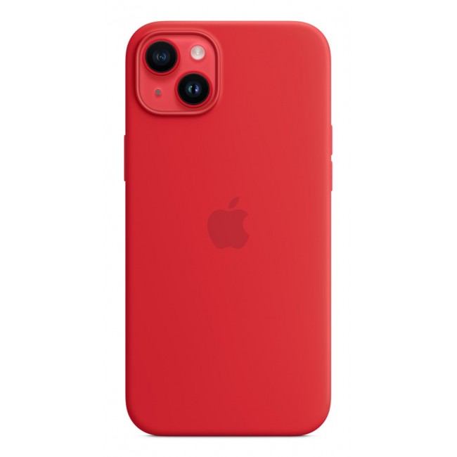 Apple iPhone 14 Plus Silicone Case with MagSafe - (PRODUCT)RED Apple iPhone 14 Plus Silicone Case with MagSafe - (PRODUCT)RED