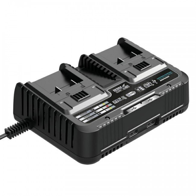 DEDRA DUAL CHARGER 18V 2x2.3A