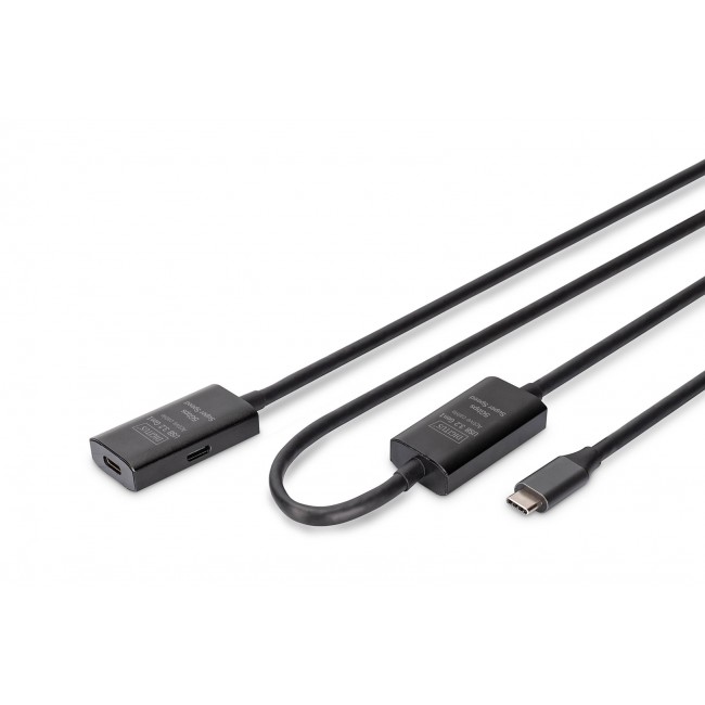 Digitus Active USB 3.2 Gen1 5G extension cable, USB-C - USB-C, 10m