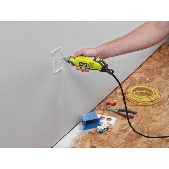 RYOBI EHT150V straight grinder 150W, set of 115 accessories