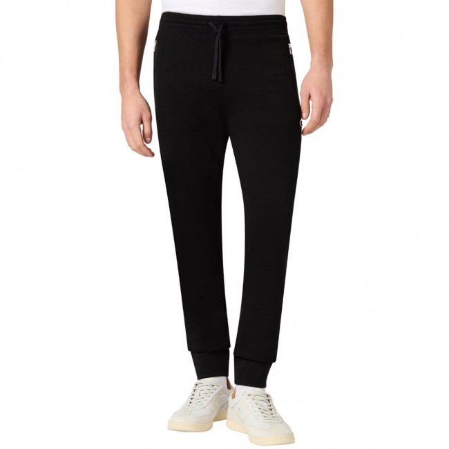 Spodnie męskie Champion Rib Cuff Pants czarne 220807 KK001 XL Spodnie męskie Champion Rib Cuff Pants czarne 220807 KK001 XL