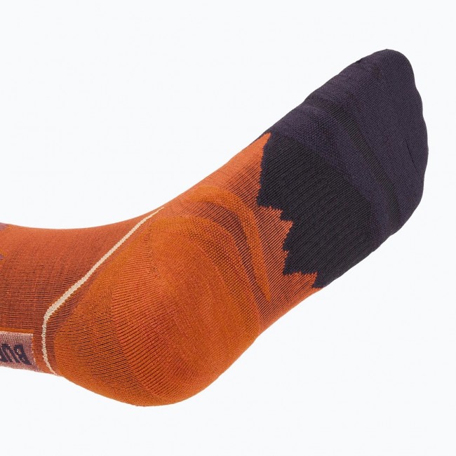 BUFF Merino Lightweight Crew Sock LWC3 Socks, Brown, L
