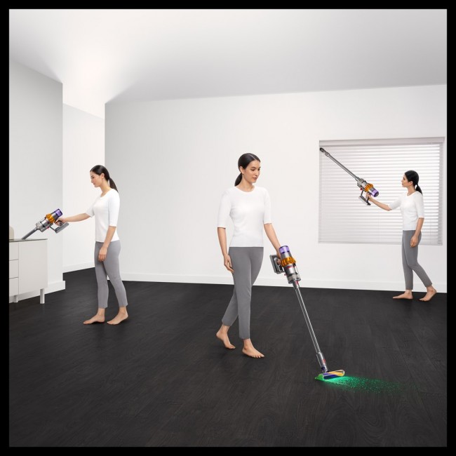 Dyson V15 Detect Absolute 2-in-1 stick vacuum Battery Dry HEPA Bagless 0.77 L Stainless steel