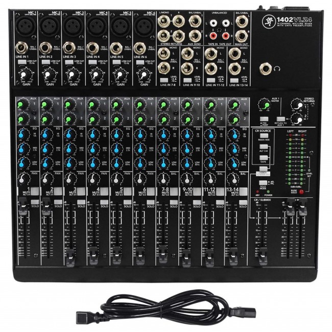 Mackie 1402VLZ4 14 channels 20 - 50000 Hz Black