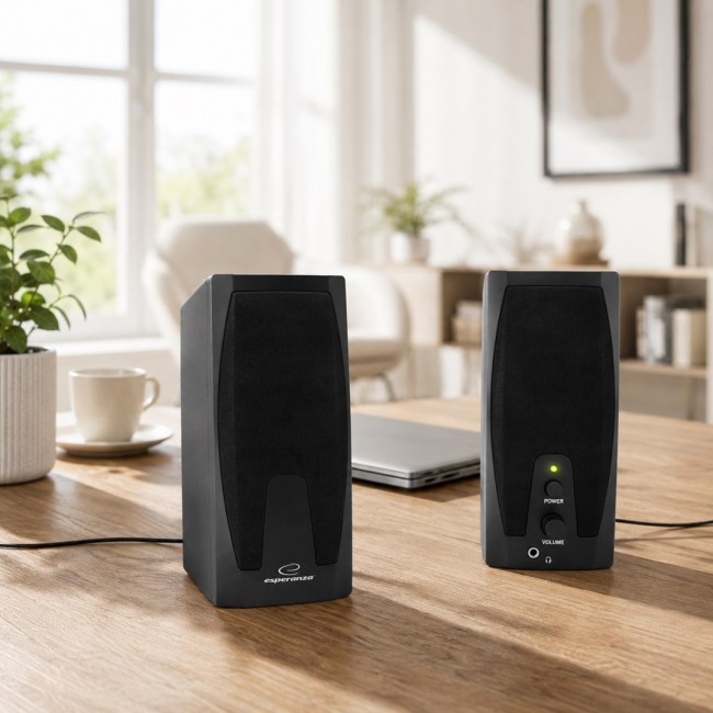 Esperanza EP110 loudspeaker 2-way 6 W Black Wired Esperanza EP110 loudspeaker 2-way 6 W Black Wired