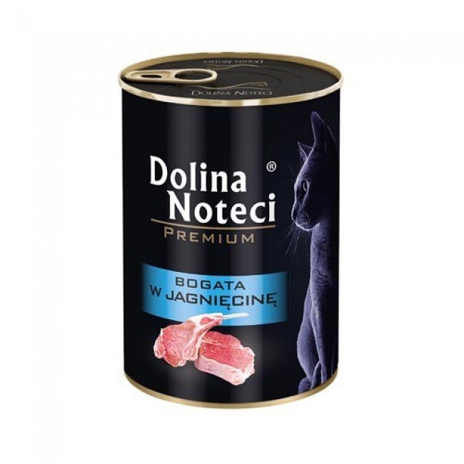 Dolina Noteci Premium rich in lamb - wet cat food - 400g