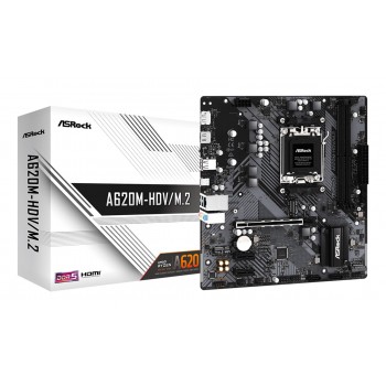 Asrock A620M-HDV/M.2 AMD A620 Socket AM5 micro ATX