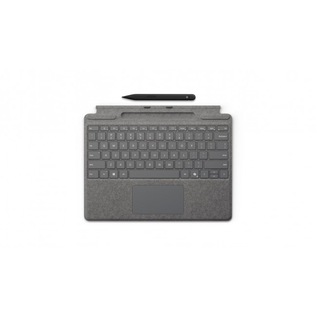 Microsoft Surface Pro Keyboard with Slim Pen for Business QWERTZ German Microsoft Cover port Platinum Microsoft Surface Pro Keyboard with Slim Pen for Business QWERTZ German Microsoft Cover port Platinum
