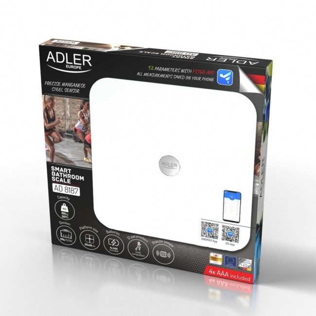 ADLER AD 8187 bathroom scales, white