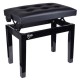 V-TONE AWA 1 BK - height-adjustable piano bench, black