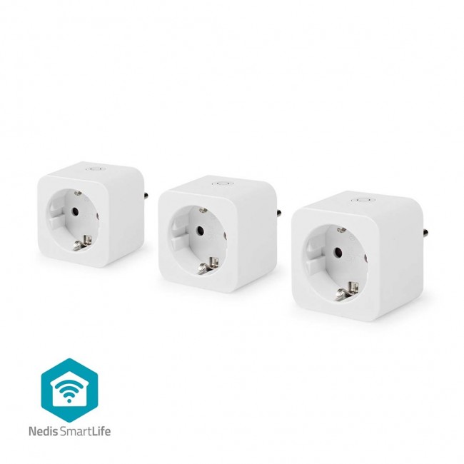 Nedis WIFIP121FWT3 smart plug 3680 W Home White