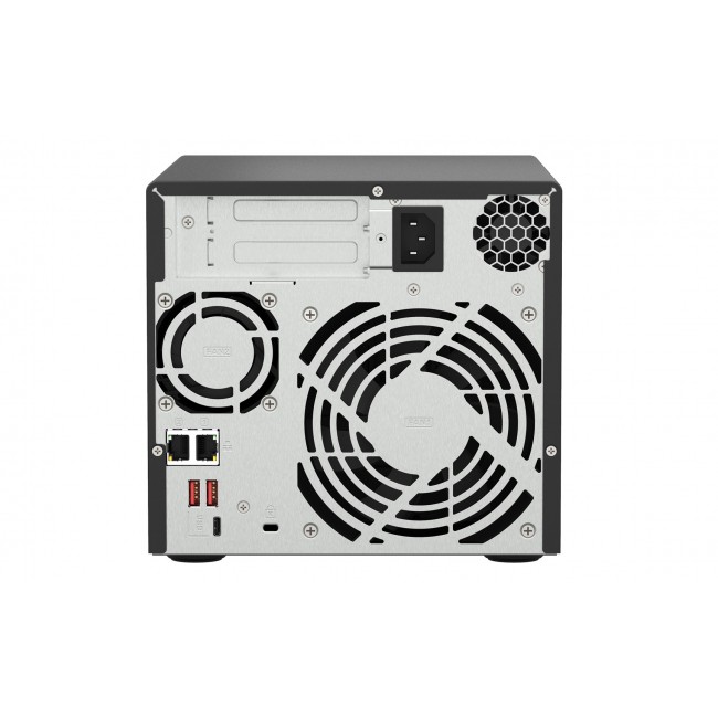 QNAP TS-473A NAS Tower Ryzen Embedded V1500B 8 GB DDR4 0 TB QNAP Turbo System Black