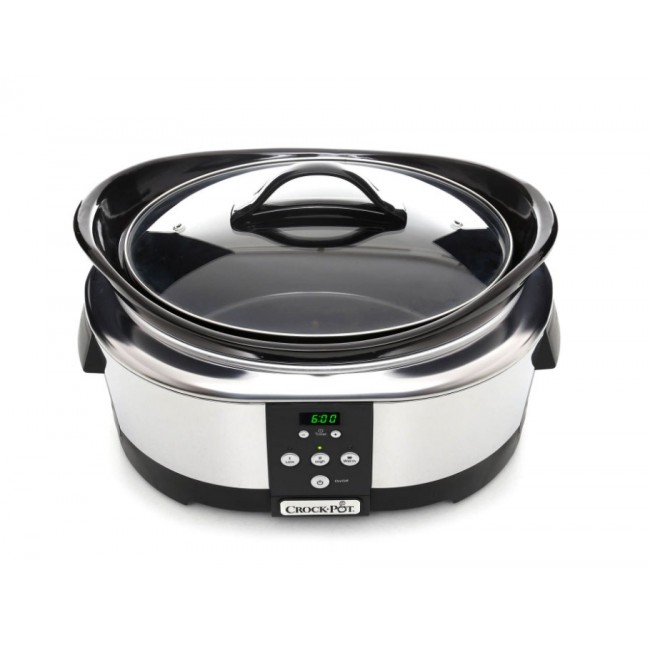 Crock-Pot SCCPBPP605-050 5.7-litre slow cooker (chrome) Crock-Pot SCCPBPP605-050 5.7-litre slow cooker (chrome)