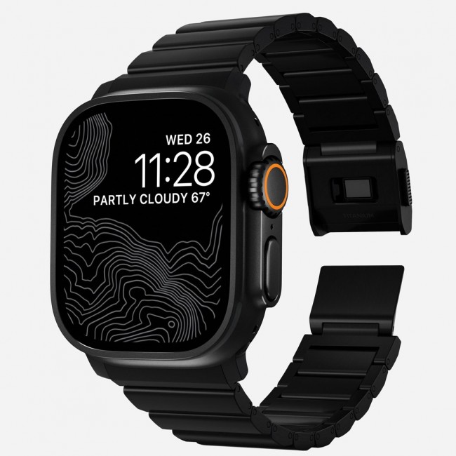 Nomad NM014834858 smart wearable accessory Band Black Titanium