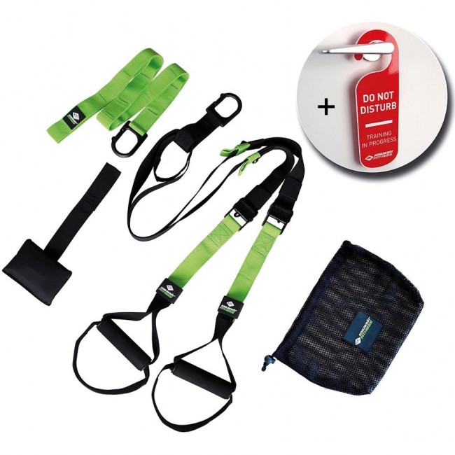Schildkr t Fitness Schlingentrainer Schwarz- Gr n
