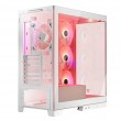 Modecom Volcano SPACE APEX ARGB MIDI Midi Tower White