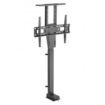 Maclean MC-866T Smart Motorized Electric TV Lift TUYA Mobile App Floor Mount Bracket Alexa Google Home 37''-80'' 60kg Cabinet VESA (EU plug)