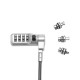 DICOTA D31713 cable lock Black 2 m DICOTA D31713 cable lock Black 2 m