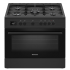 Ravanson KWGE-K90 Cheff Modern Black gas and electric cooker (black)
