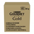 PURINA GOURMET GOLD Pieces in sauce Mix of 4 flavors - wet cat food - 96x85g