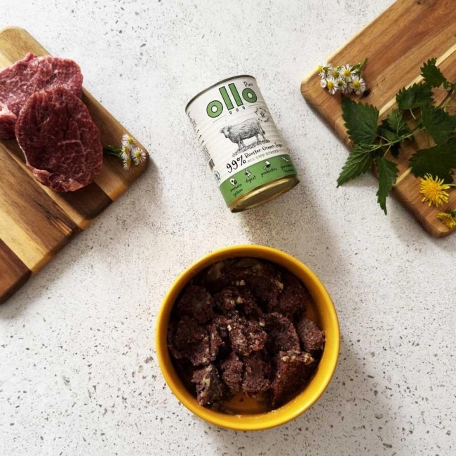 OLLO Booster Digest Green tripe - wet dog food - 400g