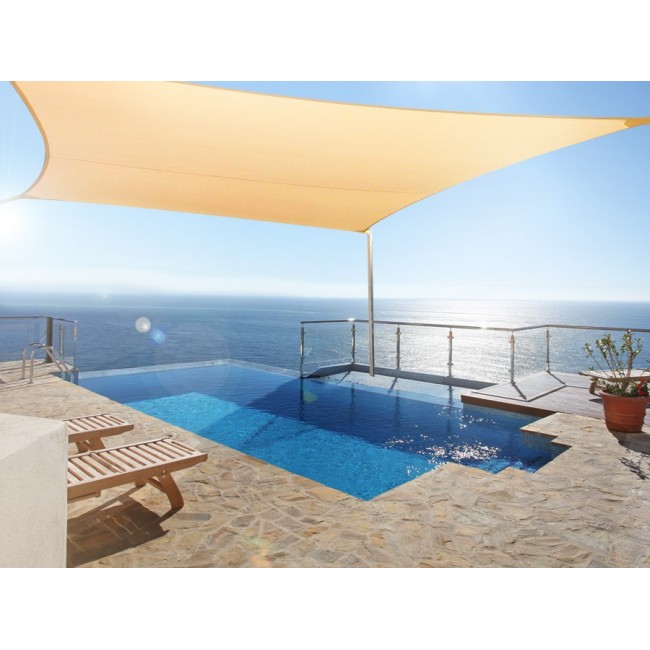 Sunscreen UV polyester 5m square GreenBlue GB505