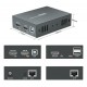 LevelOne HVE-8111 AV extender AV transmitter & receiver Black