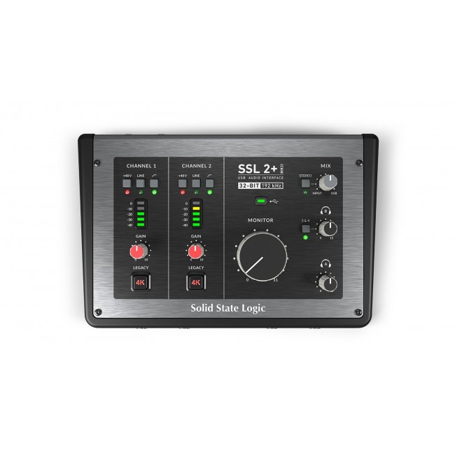 Solid State Logic SSL2+ MKII - Interfaz de audio USB-C 2x2