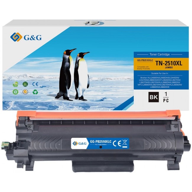 G&G GG-PB2510XLC toner cartridge 1 pc(s) Compatible Black