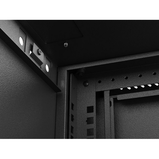 Lanberg WF03-5309-10B rack cabinet 9U Wall mounted rack Black