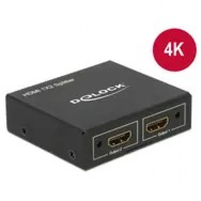 DeLOCK 87701 video splitter HDMI 2x HDMI DeLOCK 87701 video splitter HDMI 2x HDMI