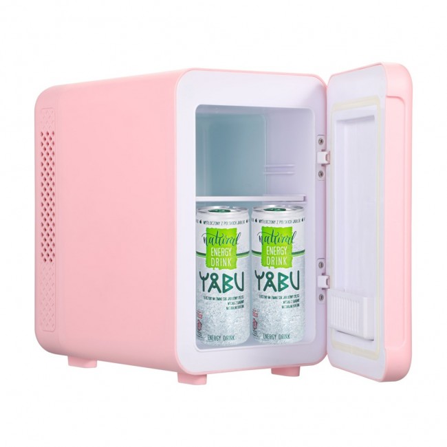 Adler | AD 8084 | Mini Refrigerator | Free standing | Larder | Height 27 cm | Fridge net capacity 4 L | Pink
