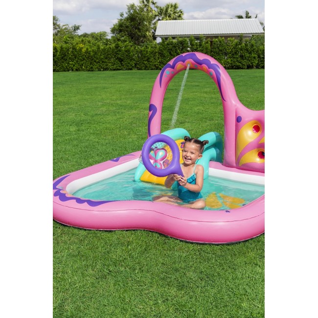 Bestway Butterfly Wonder Kids Inflatable Water Play Center and Pool 1.80 m x 1.80 m x 1.17 m Bestway Butterfly Wonder Kids Inflatable Water Play Center and Pool 1.80 m x 1.80 m x 1.17 m