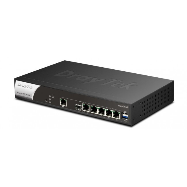 DrayTek Vigor 2962 wired router 2.5 Gigabit Ethernet Black, White DrayTek Vigor 2962 wired router 2.5 Gigabit Ethernet Black, White