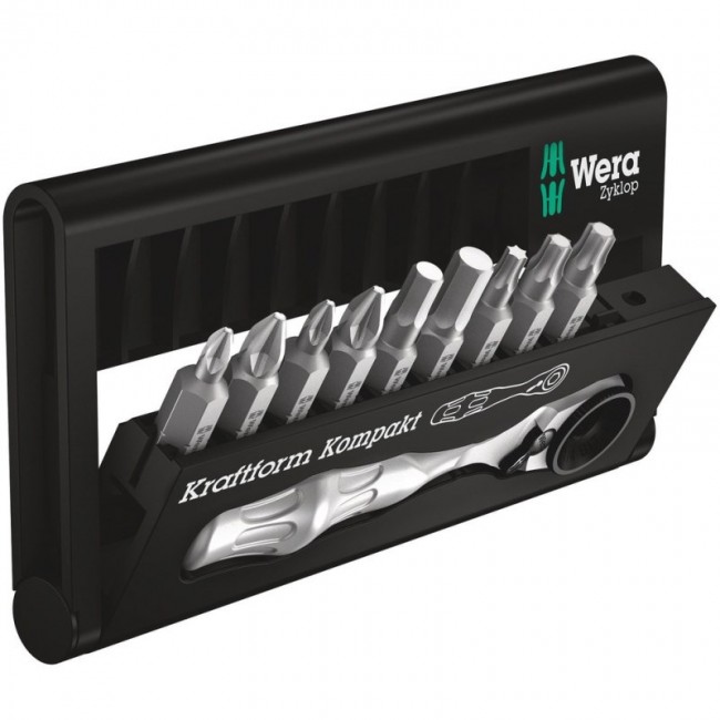 Wera BC 10 Zyklop Mini BT 1 nut driver bit 10 pc(s) Wera BC 10 Zyklop Mini BT 1 nut driver bit 10 pc(s)