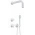 Concealed shower set with hand shower
